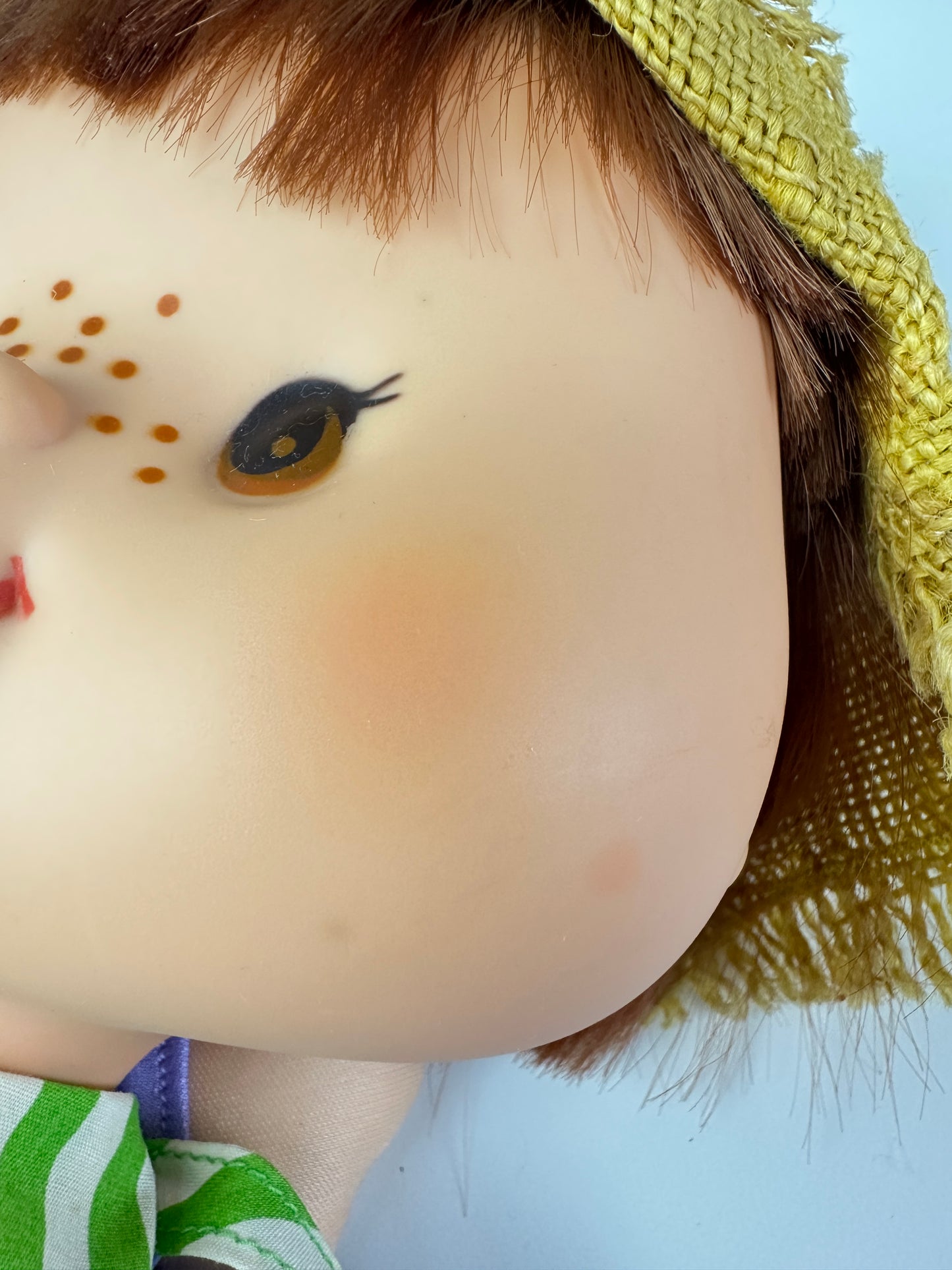 1980 Kenner Strawberry Shortcake Huckleberry Pie Vinyl Face Rag Doll *Berry Vault*