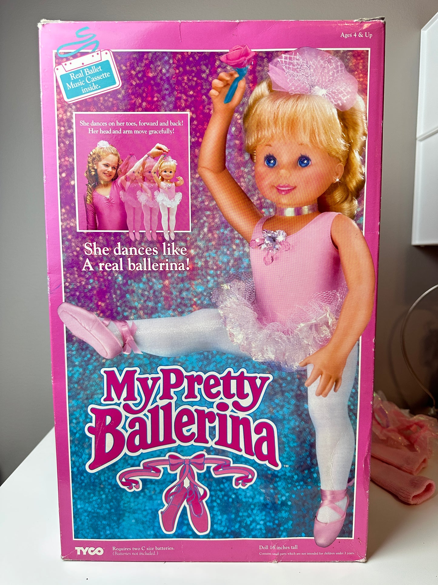 1989/1990 TYCO My Pretty Ballerina MIB with Extra Outfits