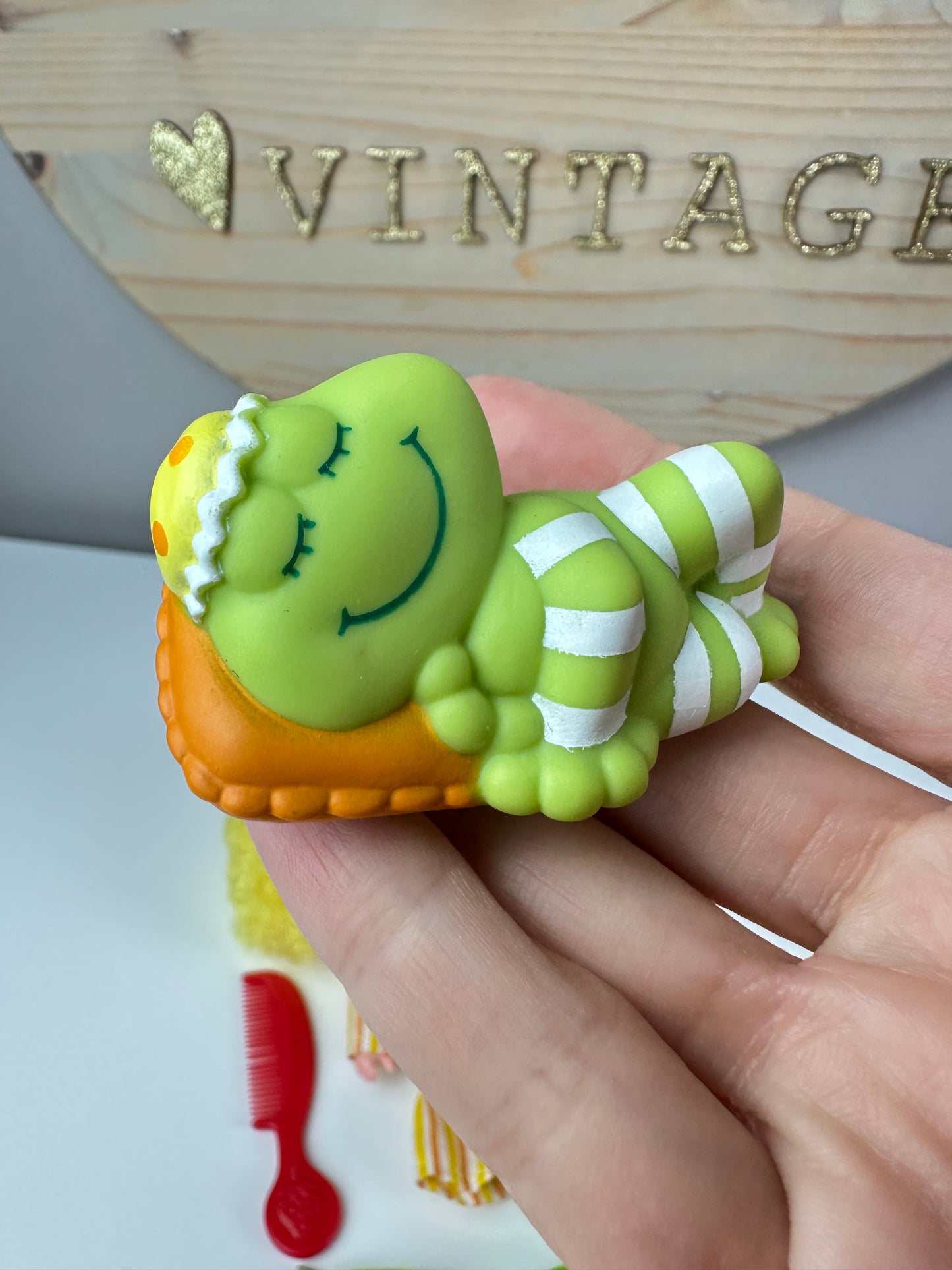 1984 Kenner Strawberry Shortcake Lemon Meringue with Frappe Sweet Sleeper Doll