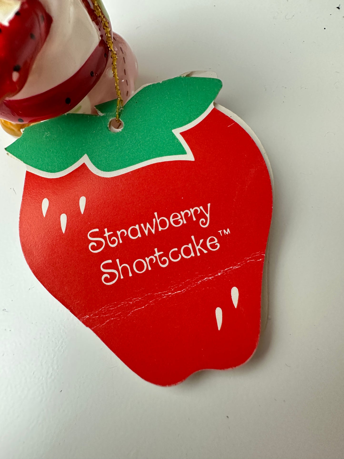 1980s Strawberry Shortcake Designer's Collection Porcelain Figurine with Tag