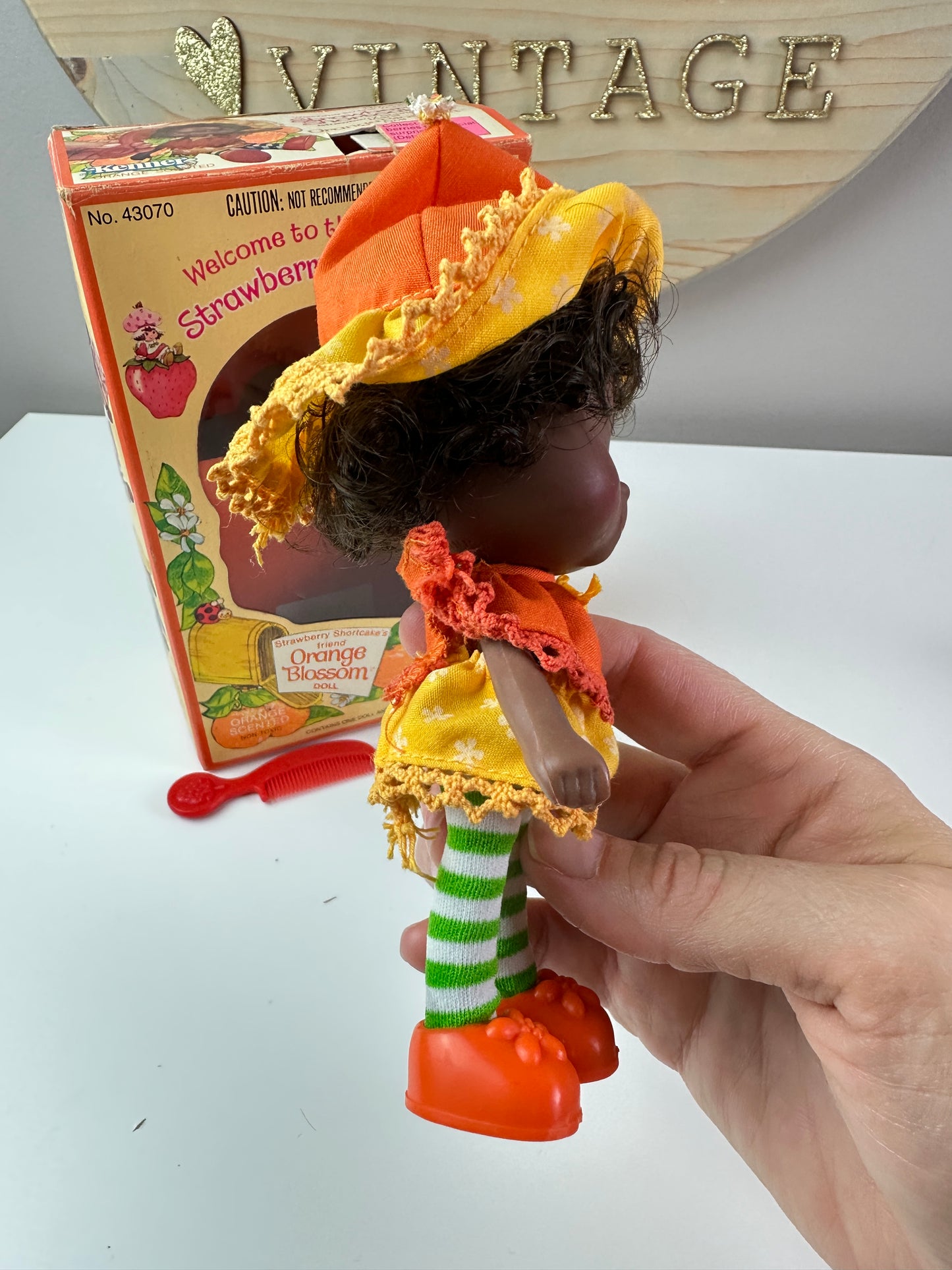 1980 Kenner Strawberry Shortcake Orange Blosson First Release with Box