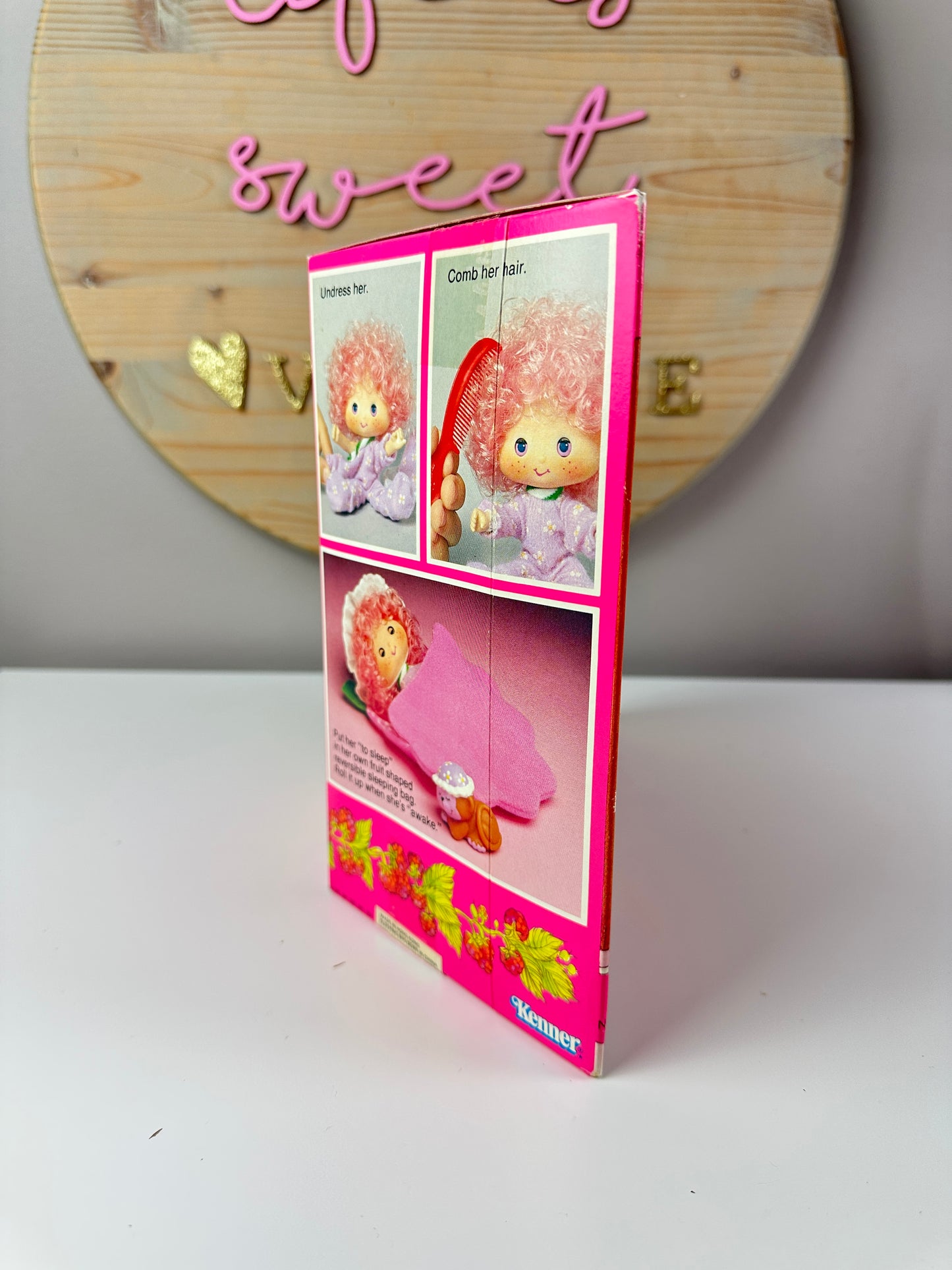 1984 Kenner Strawberry Shortcake Raspberry Tart Sleeper Doll NRFB