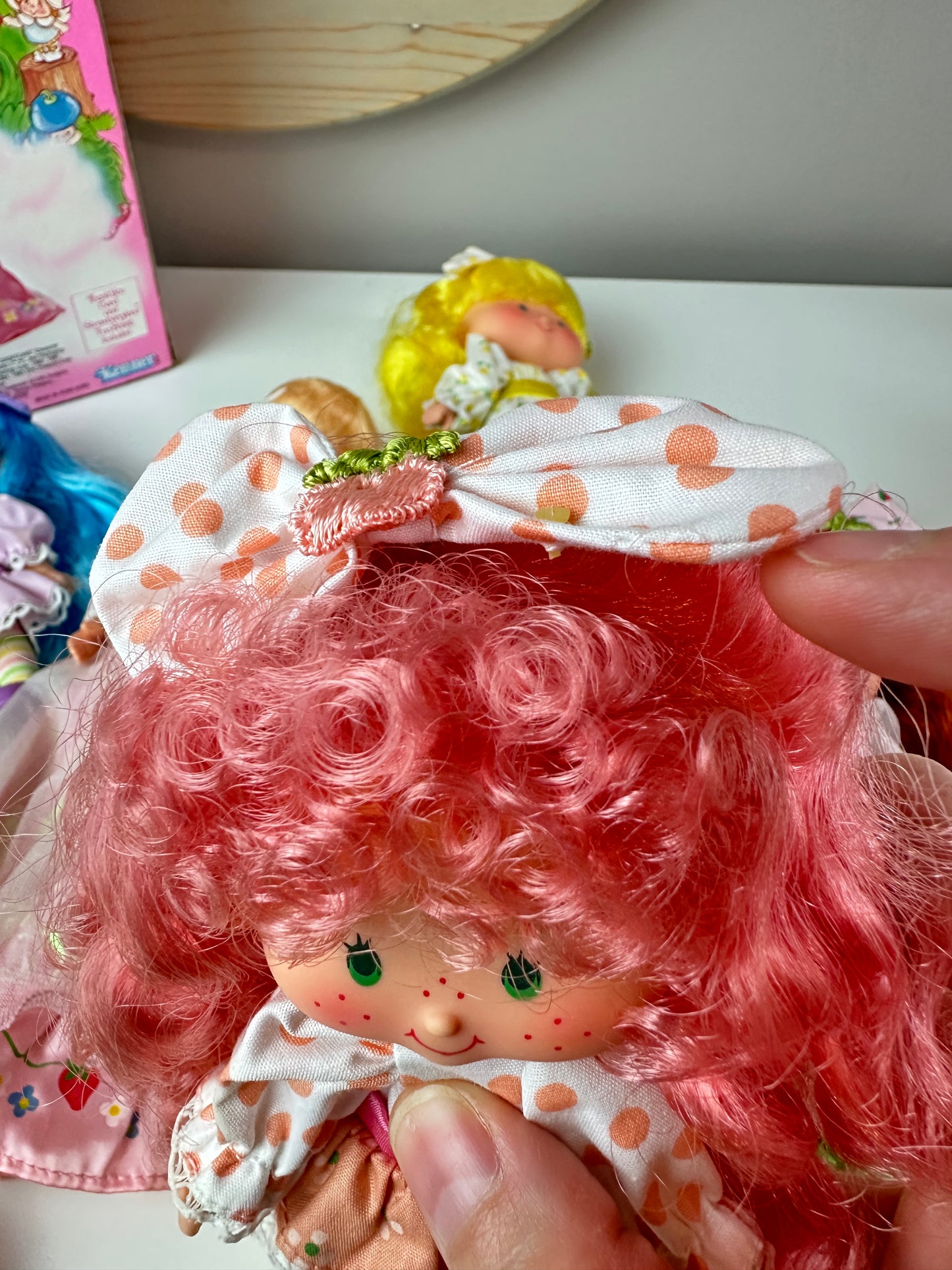 1985 Kenner Strawberry Shortcake COMPLETE Berrykin Doll Collection *Berry Vault*