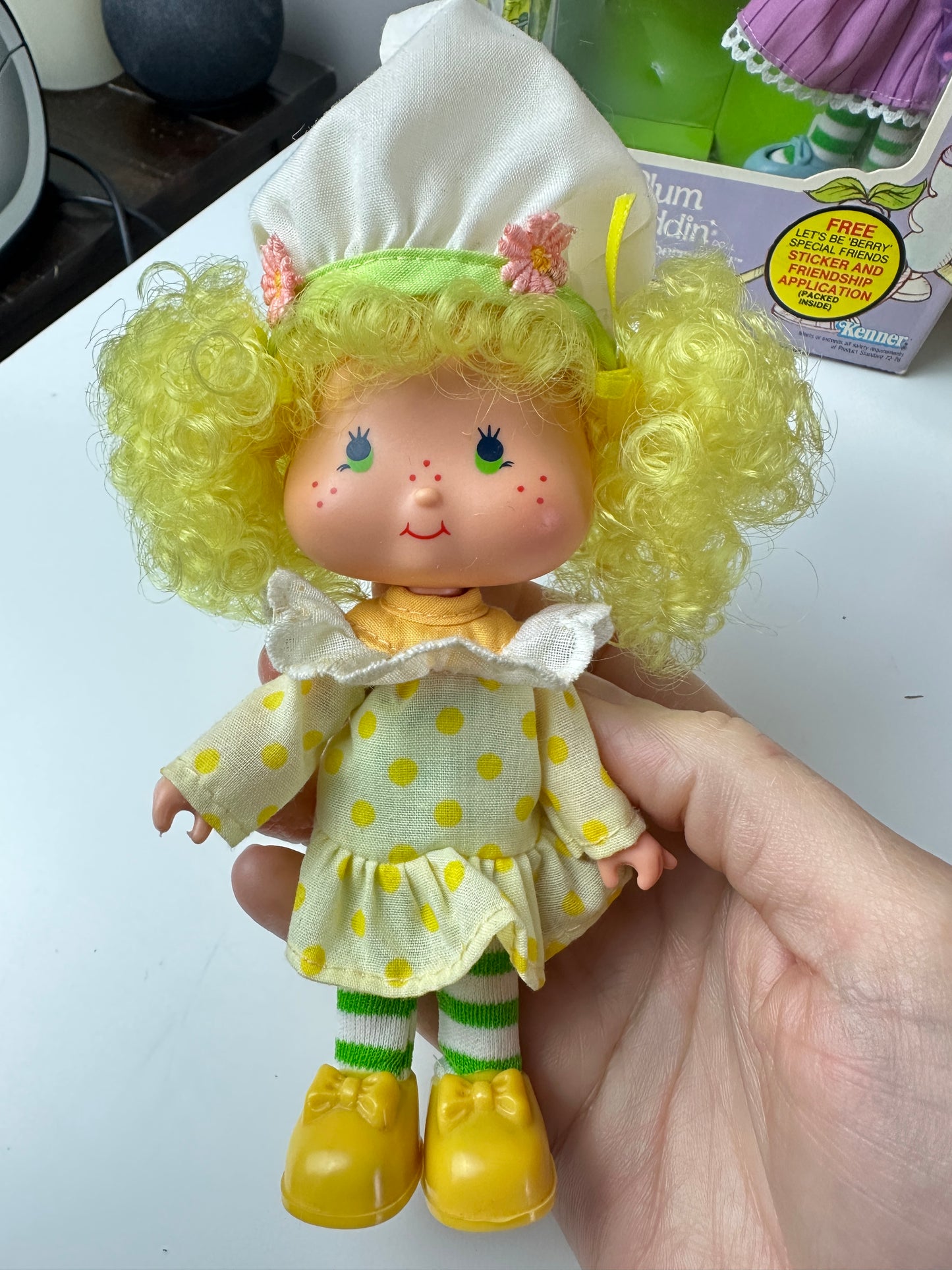 1980 Kenner Strawberry Shortcake Lemon Meringue First Release Doll with Box