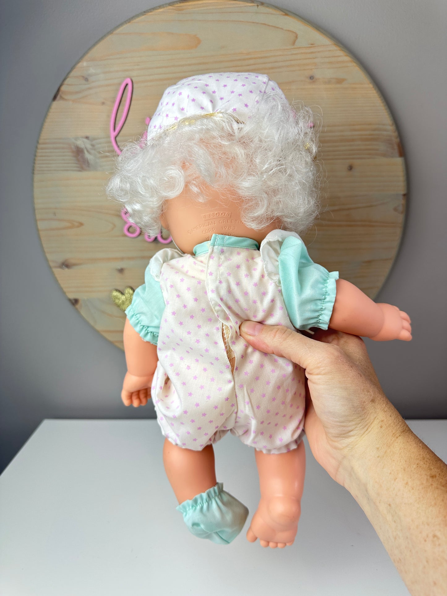 1983 Kenner Strawberry Shortcake Angel Cake Blow Kiss Baby Doll *Berry Vault*