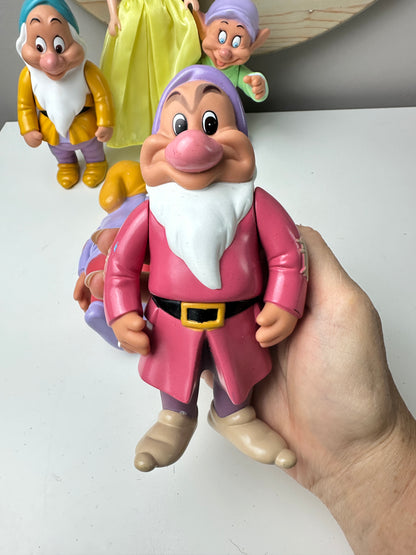1990s Disney Snow White and Dwarves Dolls
