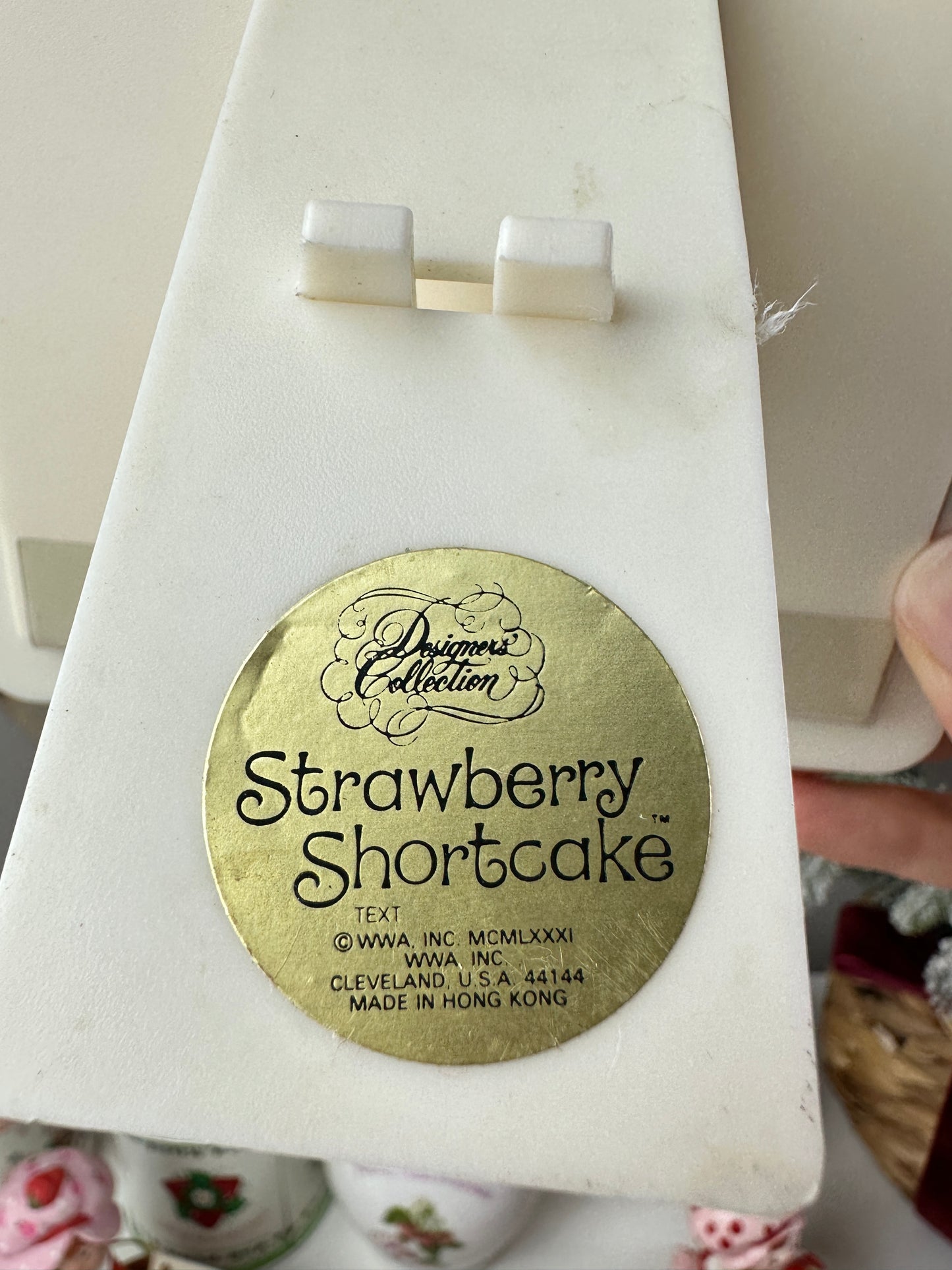 1980s Designer's Collection Strawberry Shortcake Picture Frame