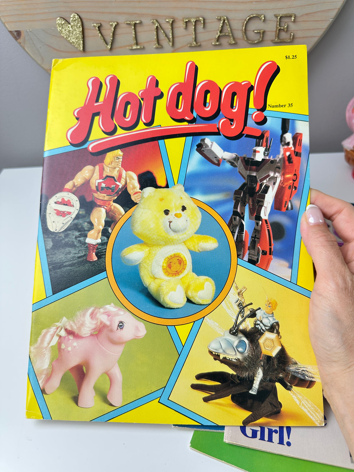 1980s Hot Dog! Magazine Lot with Posters, Baseball Cards, & Stickers
