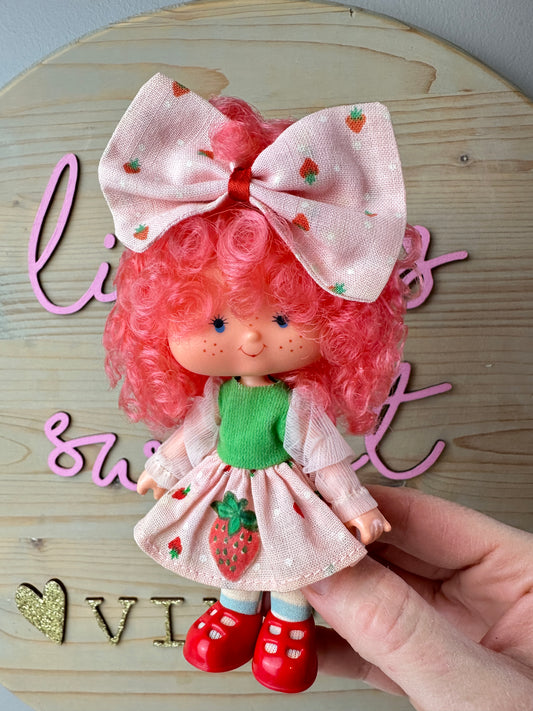 1980s Estrela Coleção Moranguinho Strawberry Shortcake "New Wave" Doll