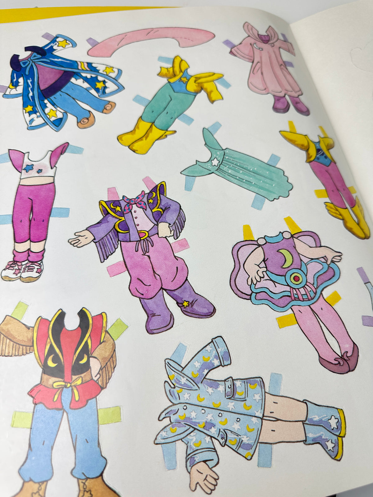 1980s Golden Moondreamers Paperdoll Book Unused