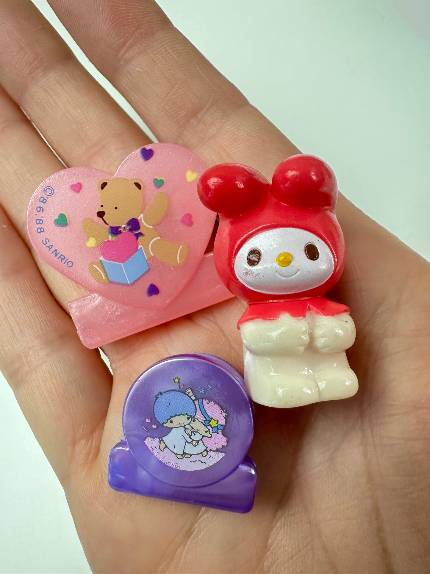 1980s Sanrio Clips and Topper