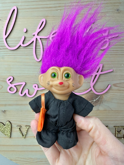 Vintage Russ Troll Halloween Cat Costume