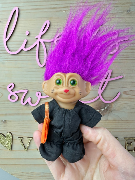 Vintage Russ Troll Halloween Cat Costume