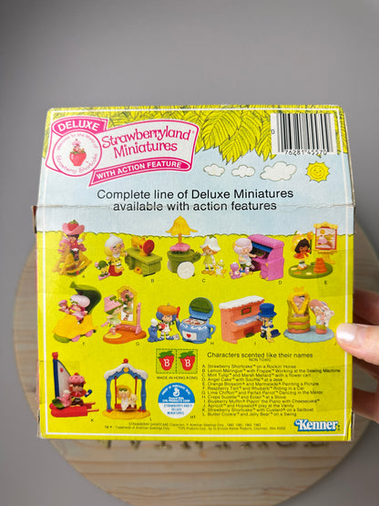 1983 Kenner Strawberry Shortcake Deluxe Miniature Sets [Sold Separately] *Berry Vault^