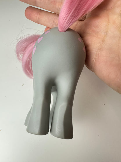 1980s Hasbro My Little Pony Concave Foot Snuzzle