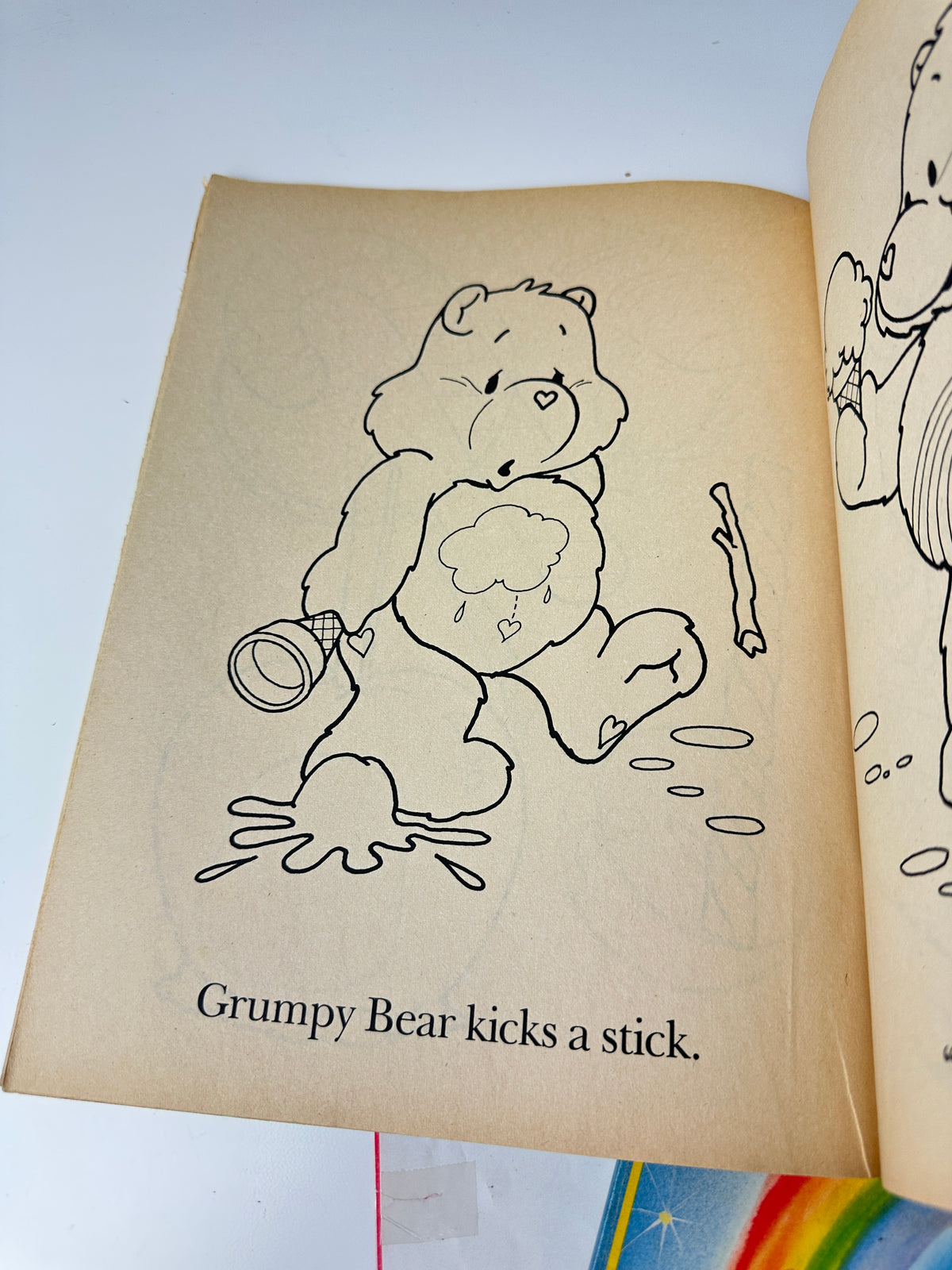 1980s Care Bears Books & Coloring Books Lot