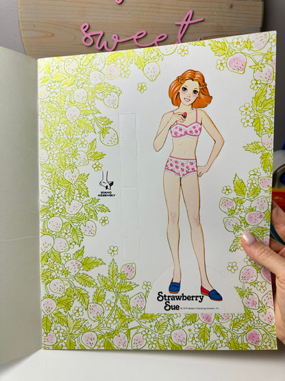 1979 Whitman Strawberry Sue Paperdoll Book Unused