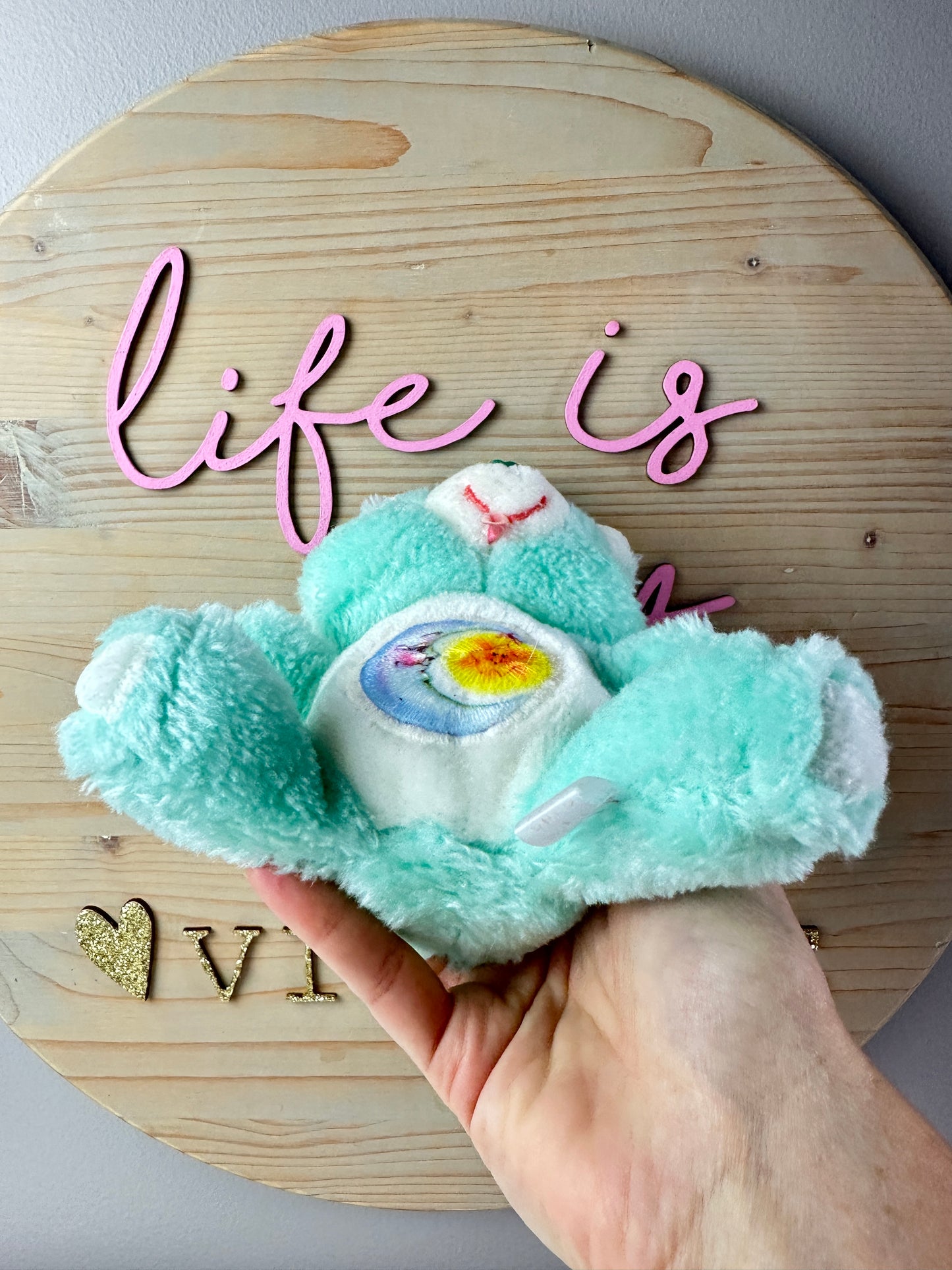 1980s Kenner Care Bears Bedtime Bear Small Plush 6"