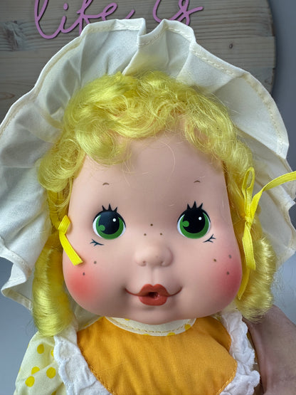 1982 Kenner Strawberry Shortcake Lemon Meringue Blow Kiss Baby Doll *Berry Vault*