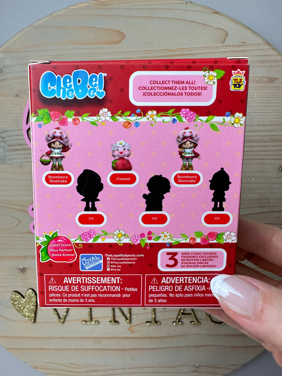 2025 TLS Cheebee Strawberry Shortcake with Flowers Spring Miniature MIB