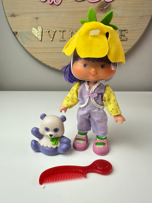 1983 Kenner Strawberry Shortcake Almond Tea with Marza Panda Doll