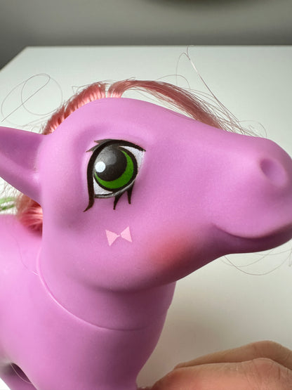 1980s Hasbro My Little Pony Windy Magic Message Pony with Accessories