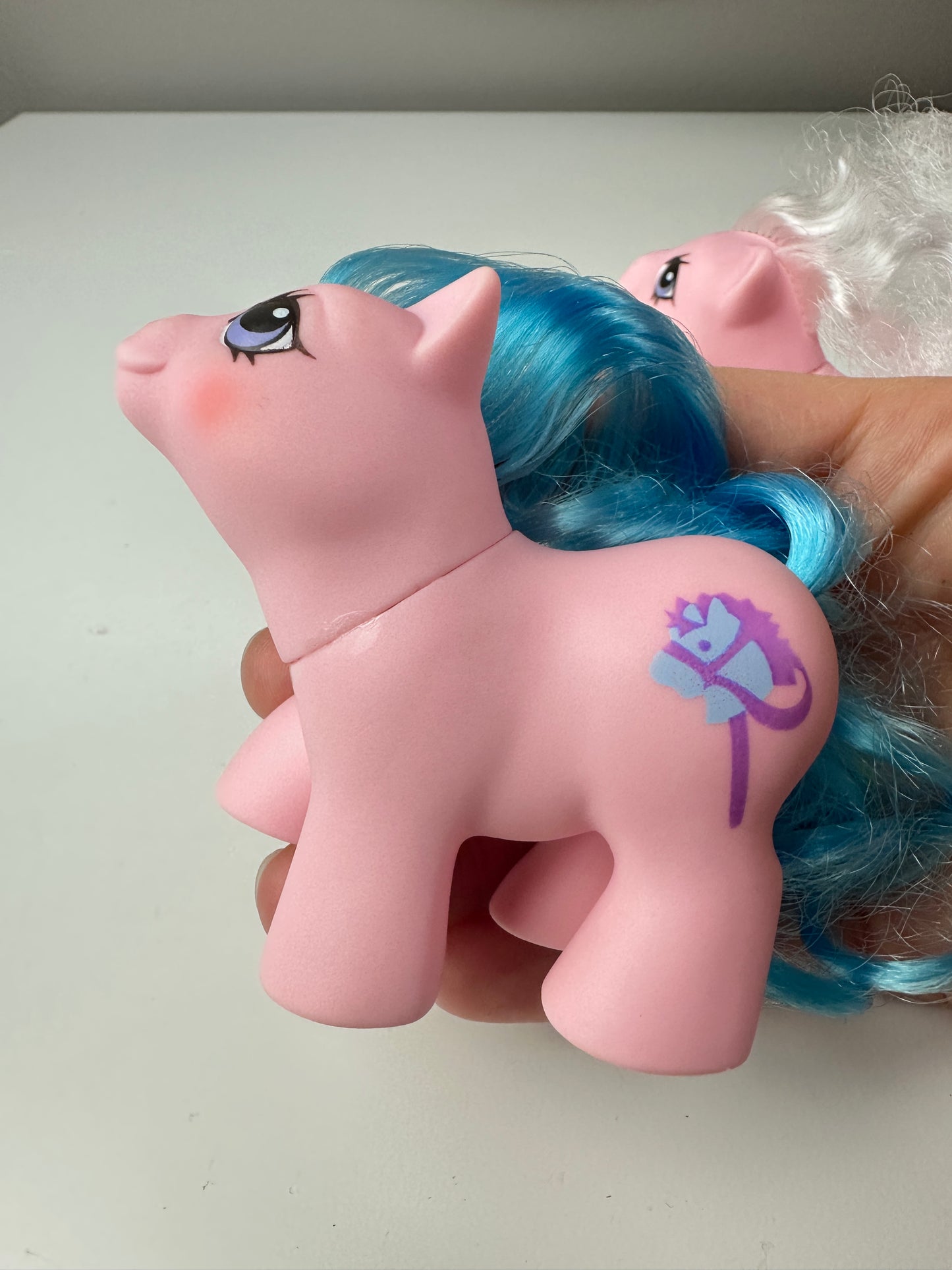 1987 Hasbro G1 My Little Pony Newborn Twins Sticky & Sniffles