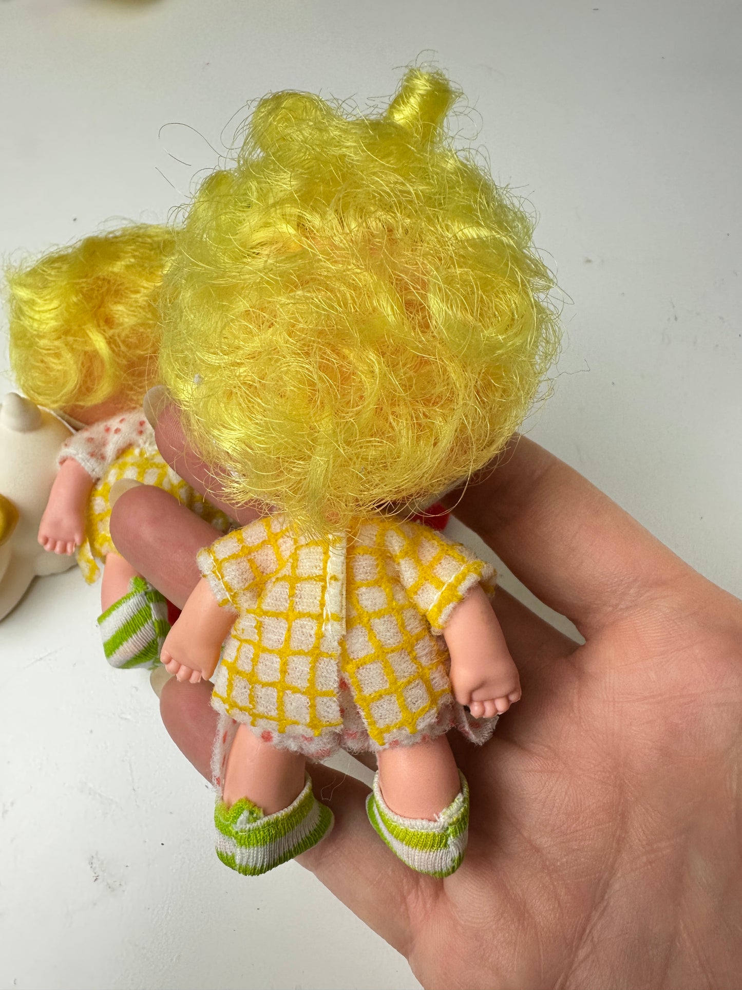 1982 Kenner Strawberry Shortcake Lem and Ada with Sugarwoofer Dolls