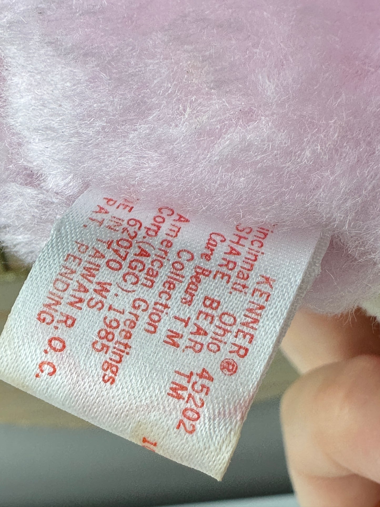 1983 Kenner Care Bears 6" Share Bear