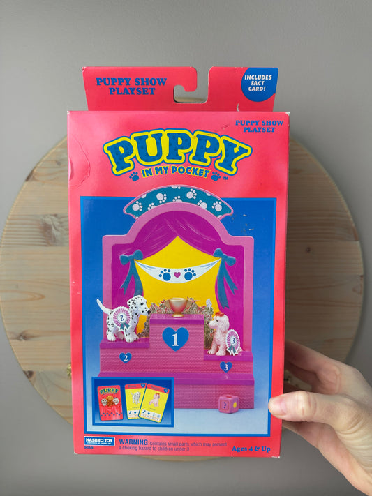 1993 Hasbro Toy Puppy In My Pocket Puppy Show Playset MIB Sealed