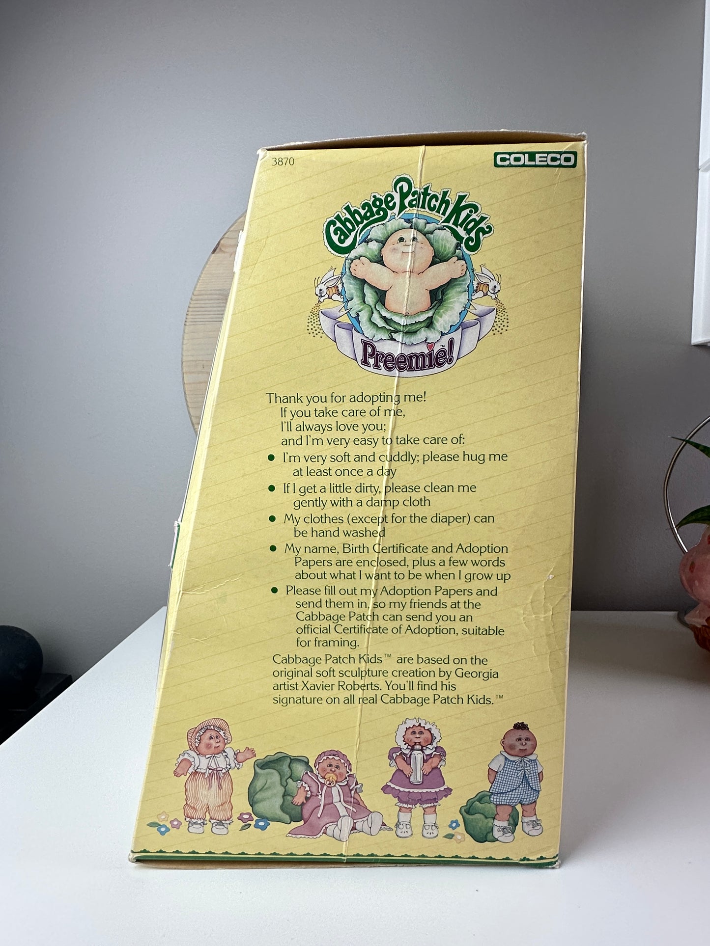 1980s Cabbage Patch Kids Preemie Boy MIB [Torey Trevor]