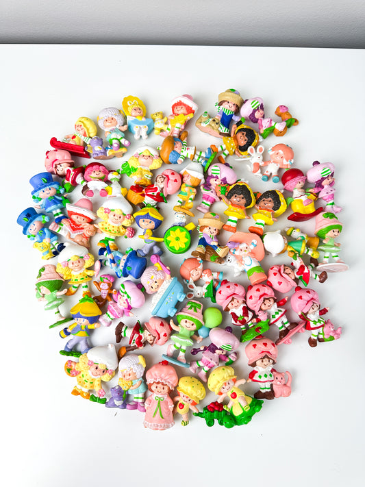 1980s Kenner Strawberry Shortcake Strawberryland Miniatures PVC Figures [Sold Separately]