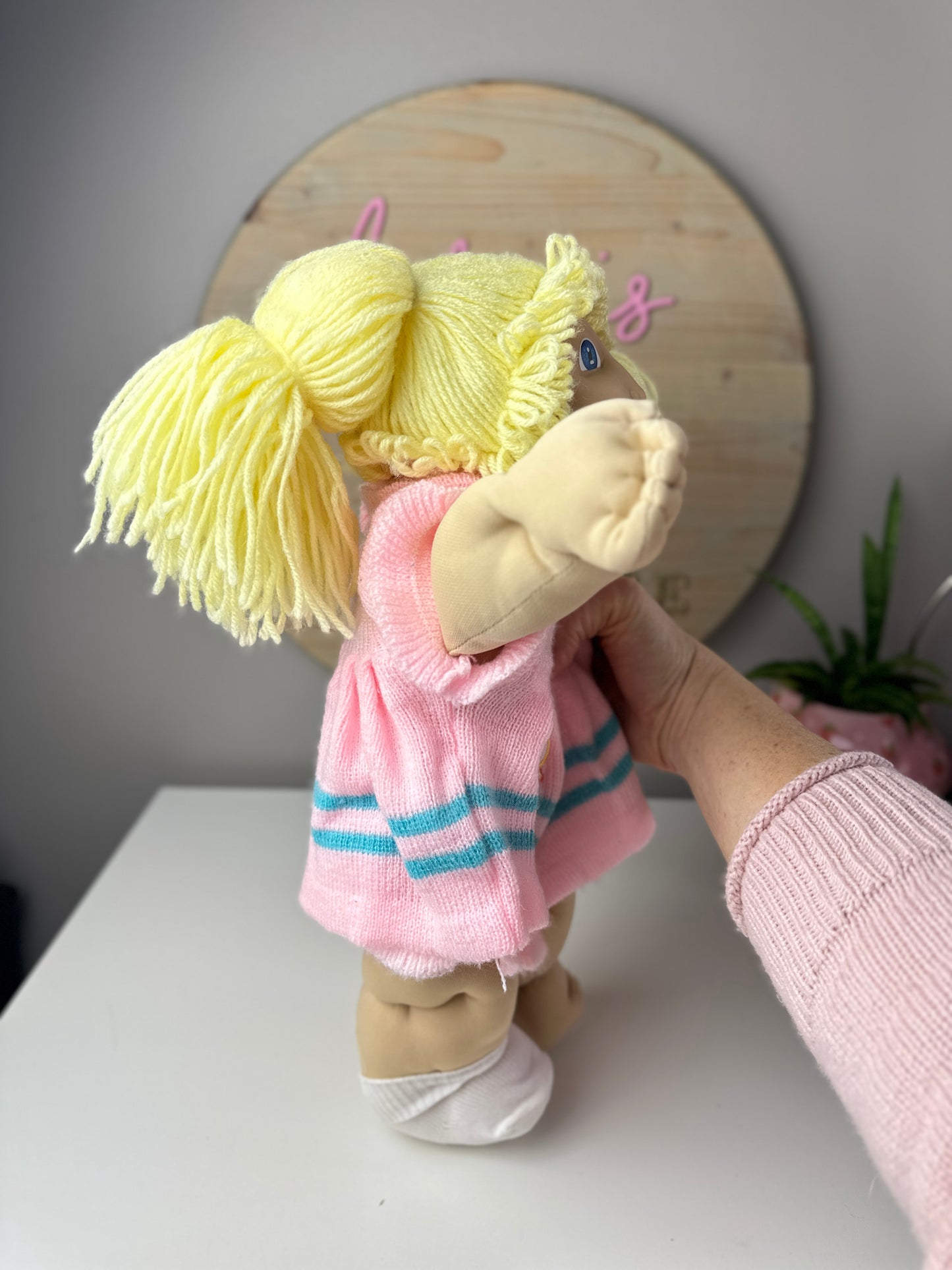 1980s Coleco Cabbage Patch Girl [Blonde Pigtails Blue Eyes]