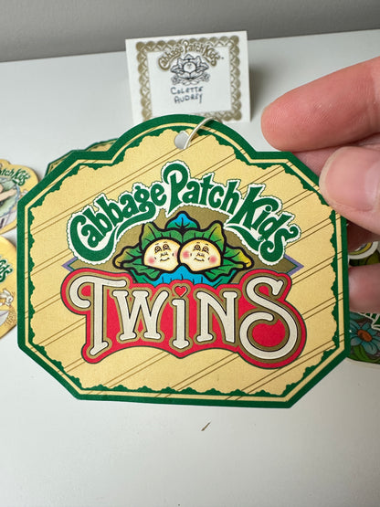 1980s Coleco Cabbage Patch Kid Hang Tags [Sold Separately]