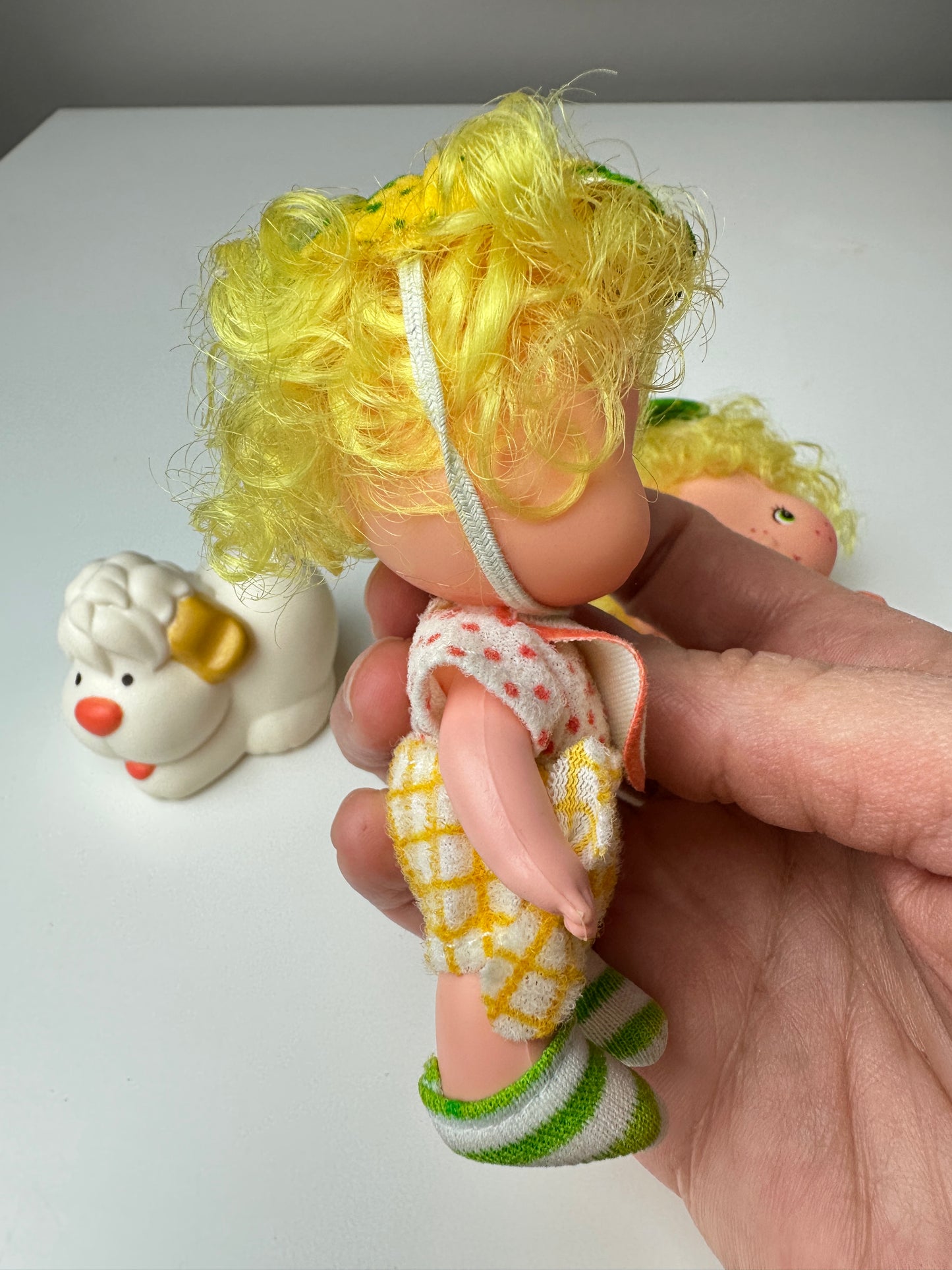 1983 Kenner Strawberry Shortcake Lem and Ada with Sugarwoofer Dolls
