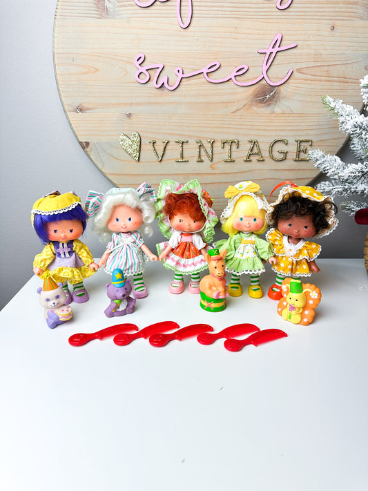 1984 Kenner Strawberry Shortcake Party Pleaser Dolls [Sold Separately]