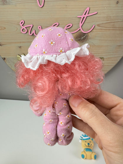 1984 Kenner Strawberry Shortcake Raspberry Tart with Sweet Sleeper Sweet Sleeper Doll