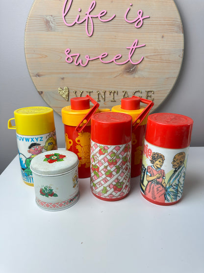 1980s Aladdin & Bambola Thermos Drink Dispenser Lot