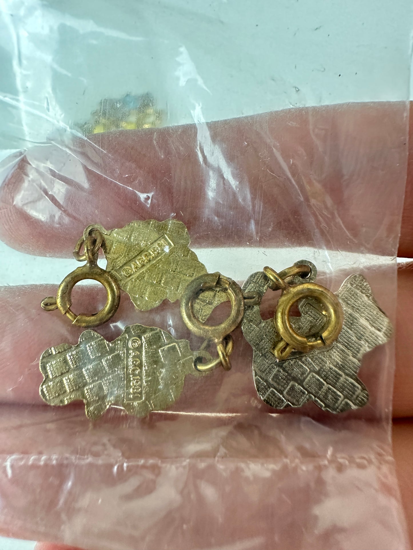 1980s Kenner Strawberry Shortcake Berry Points Charm Set of Three [Sealed] Promotional Mail-In Offer #1