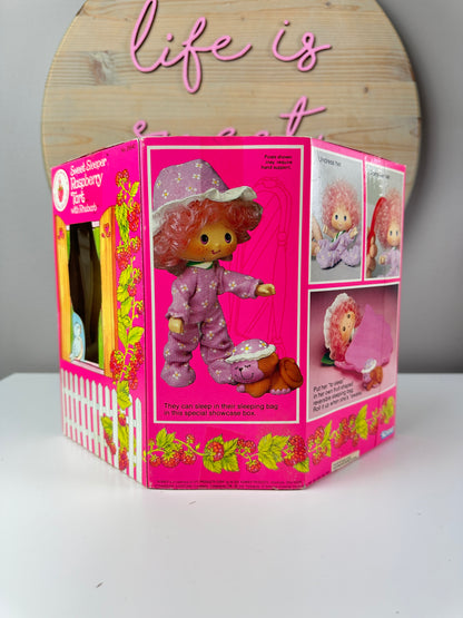 1984 Kenner Strawberry Shortcake Raspberry Tart Sleeper Doll NRFB