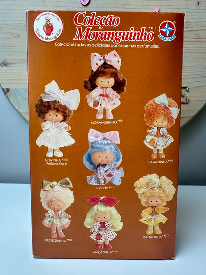 1980s Kenner Strawberry Shortcake Colecao Moranguinho Brazil Bananinha Doll MIB *Berry Vault*