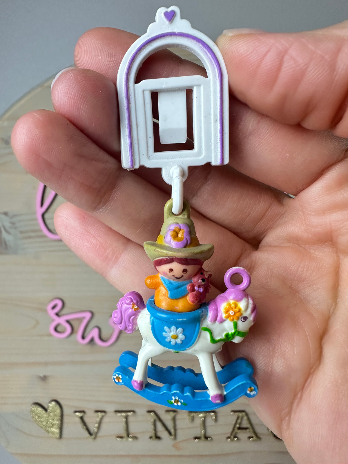 1980s Hasbro Charmkins Johnny Jump Up with Lazy Daisy with Clip