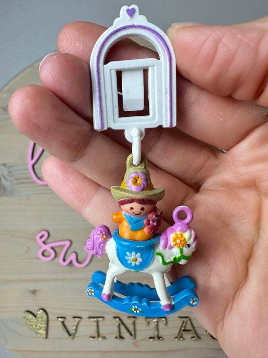 1980s Hasbro Charmkins Johnny Jump Up with Lazy Daisy with Clip