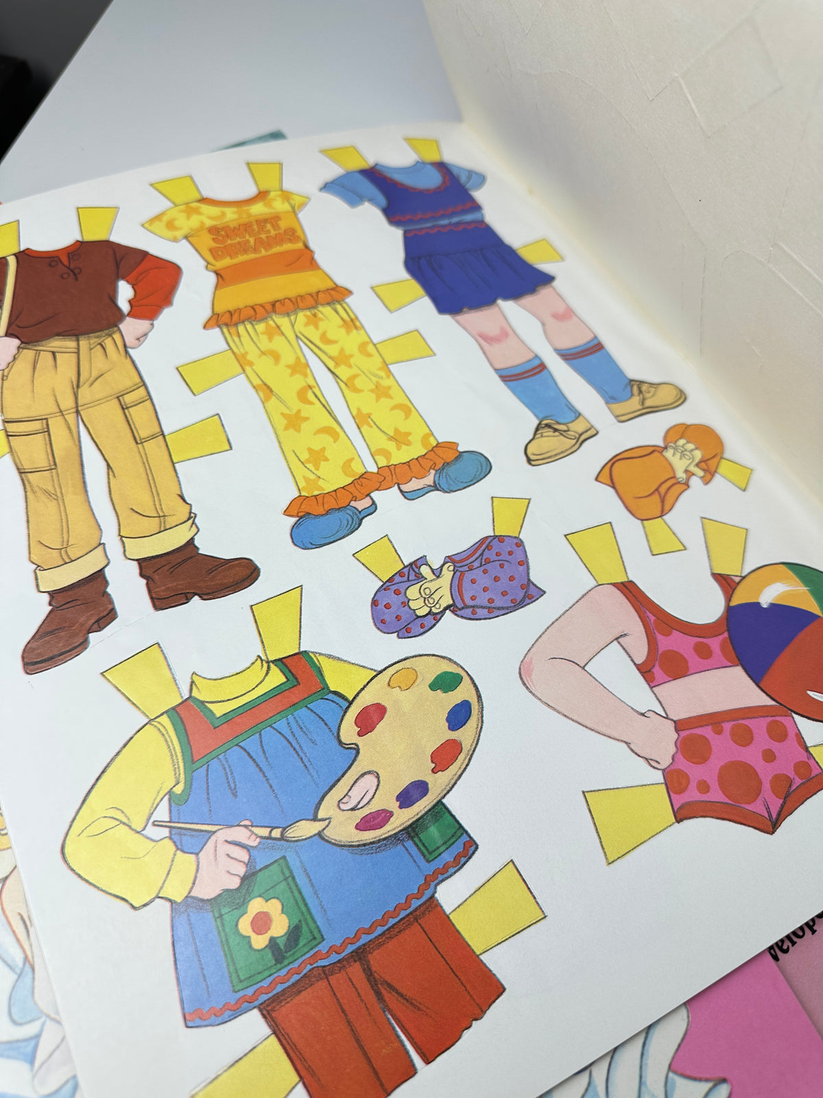 1986 Golden Punky Brewster Paperdoll Book Unused