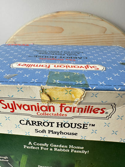 1980s Tomy Sylvanian Families Timbertop Family + Carrot House