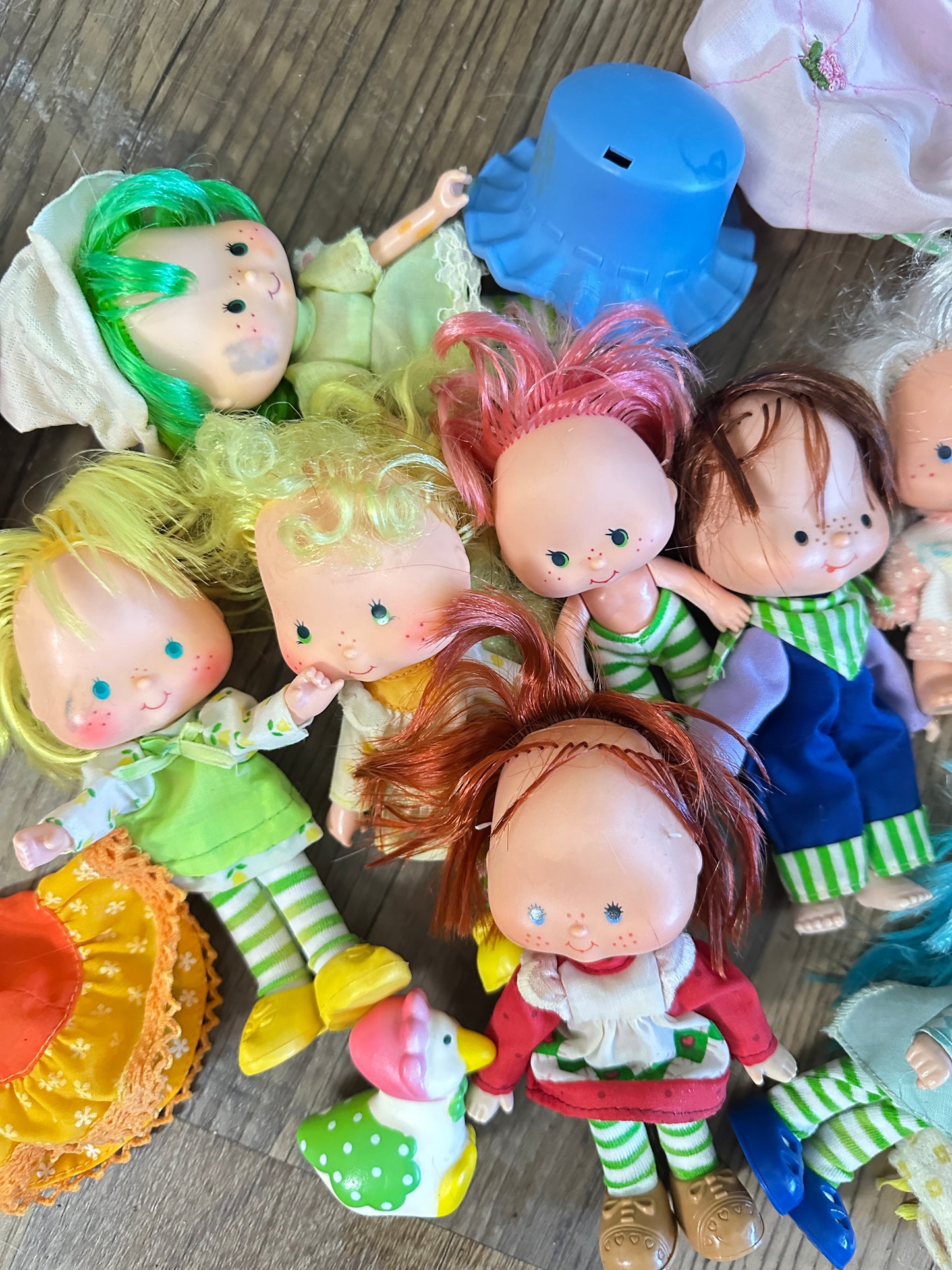 1980s Kenner Strawberry Shortcake Damaged Doll Lot