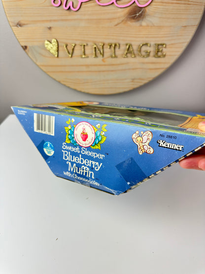 1984 Kenner Strawberry Shortcake Blueberry Muffin Sweet Sleeper Doll NRFB
