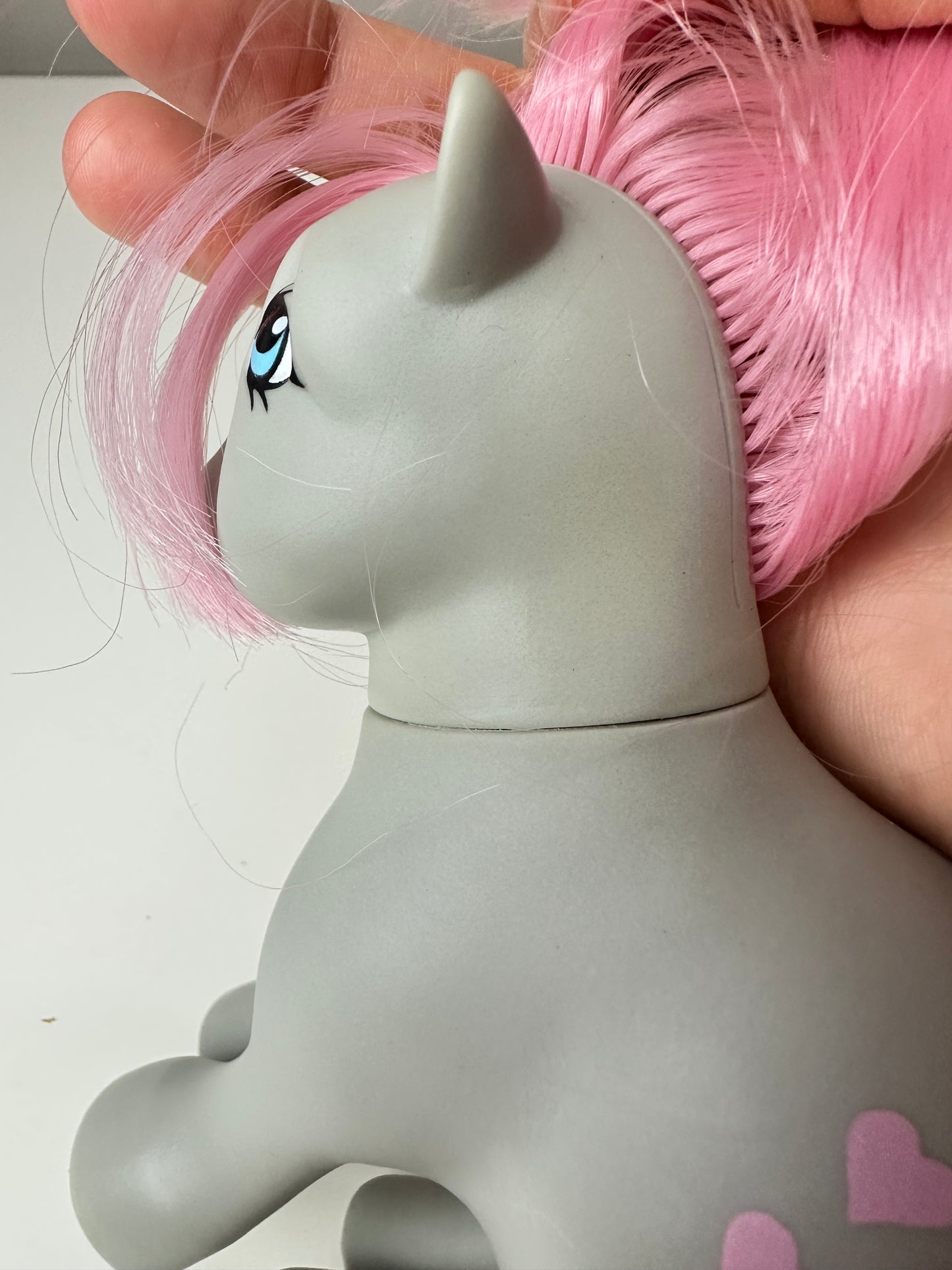 1980s Hasbro My Little Pony Concave Foot Snuzzle