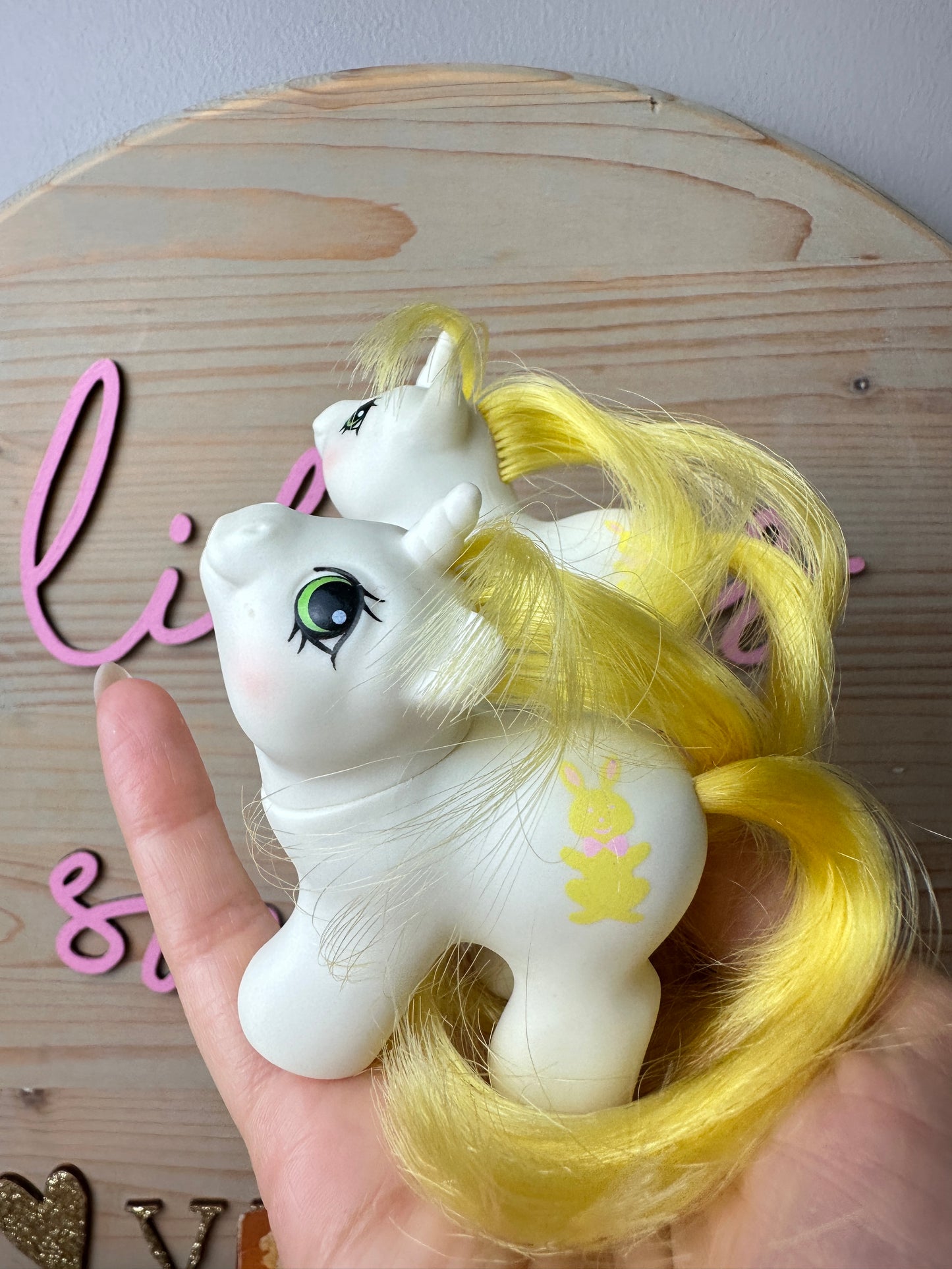 1980s Hasbro My Little Pony Newborn Twins Rattles & Tattles *Berry Vault*