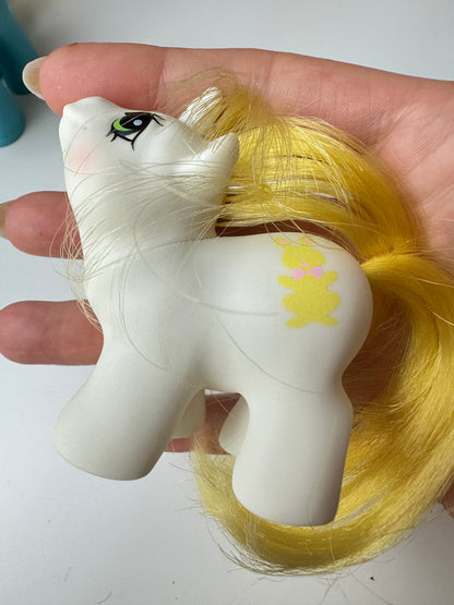 1980s Hasbro My Little Pony Newborn Twins Rattles & Tattles *Berry Vault*